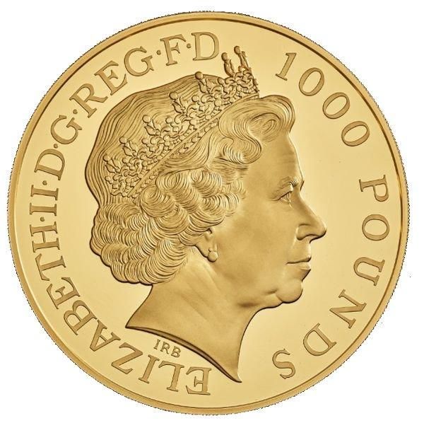 2013 ジョージ王子洗礼記念 5ポンド ピエフォー プルーフ銀貨 PF69UC 動画あり】3オンス（94.2グラム）グレートブリテン2013年