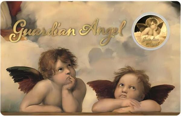 2023チャド　守護天使　1/1000オンス GUARDIAN ANGEL 1/1000 Oz Gold Coin 3000 Francs Chad 2023