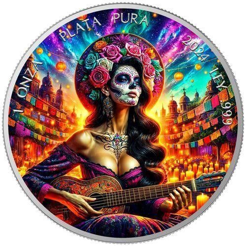 2024 1オンス メキシコ リベルタッド ローズリバティ 彩色 銀貨 2024 1オンス メキシコ リベルタッド ローズリバティ 彩色 銀貨