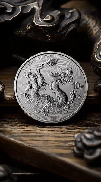 2012 中国 龍年 花形 10元 銀貨 入手困難品 2012 中国 龍年 花形 10元 銀貨 入手困難品 2012 中国 龍年 花形