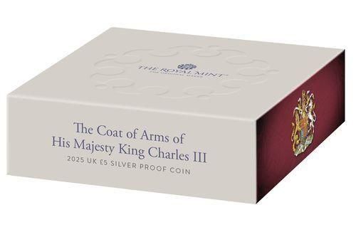 チャールズ3世 5ドル銀貨 25枚セット イギリス 2025 チャールズ3世 5ポンド 2オンス 銀貨 NGC PF70UC