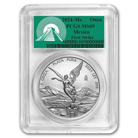 最高鑑定 2024 メキシコ リベルタード 1/2oz 金貨 PCGS MS70 楽天市場】2024年 メキシコ リベルタード 1/2オンス 金貨 勝利の