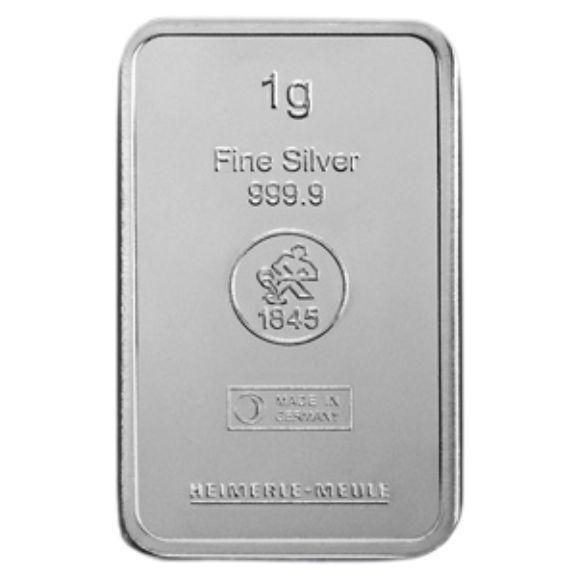 ハイマーレ社製1グラム純銀✕100枚　ケース入り 188131306