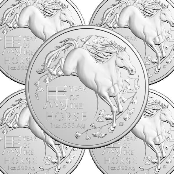 1オンス銀貨 4枚セット 2022 2023年 (新品) ニウエ「クロノス」純銀 1オンス 銀貨 | ゴールド