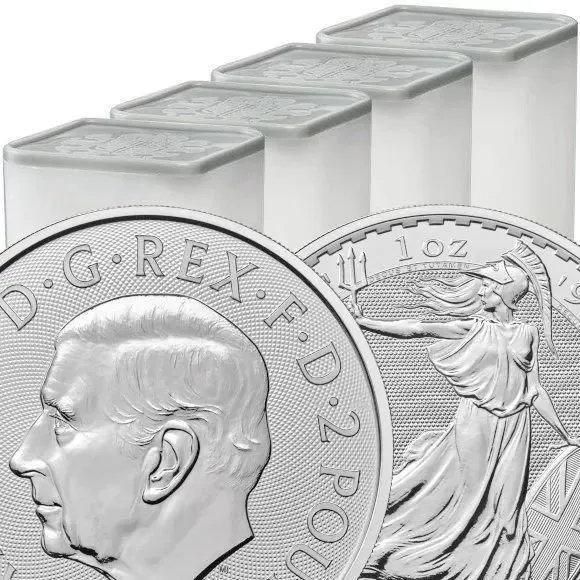 イギリス ブリタニア 銀貨 2022年 1オンス　キズ・ミルクスポット 保証書付き・ミントロール入り] 2022年 (新品) イギリス