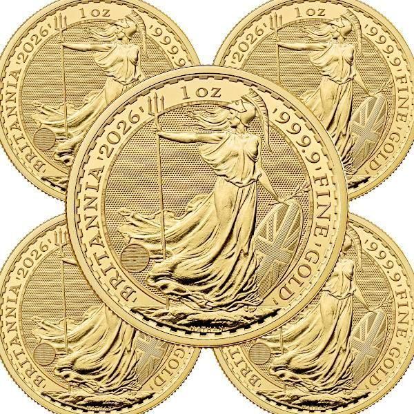 2024 1オンス　イギリスブリタニア金貨33㎜クリアケース付 UKBGB241C