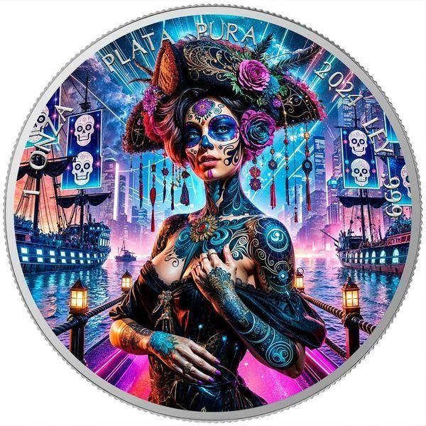 メキシコ 1oz オンザ リベルタ 銀貨 MS70 ケース割れ 発行25000枚 メキシコ 1oz オンザ リベルタ 銀貨 MS70 ケース割れ 発行25000枚