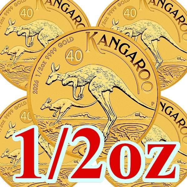 オーストラリア　カンガルー銀貨　4枚セット 25524DAX