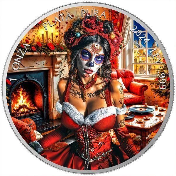 レア！！金属製リブデザイン灰皿 メキシコ代表エンブレム メキシコ 灰皿 陶器 ソンブレロ ガイコツM（G） - メキシコ雑貨屋