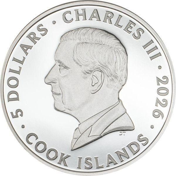 純銀　1オンス 5枚セット NIUE銀貨 PC12924