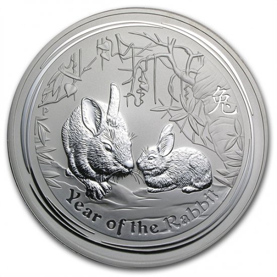 新品未使用 2011 オーストラリア 兎（ウサギ）銀貨 1キロ クリアーケース付き - 野口コイン株式会社 ウィーン金貨、プラチナウィーン