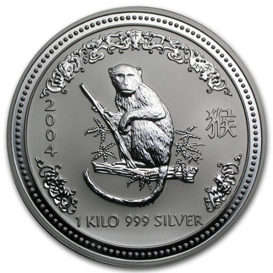 2004 オーストラリア 1ドル銀貨 1オンス 猴 - コレクション