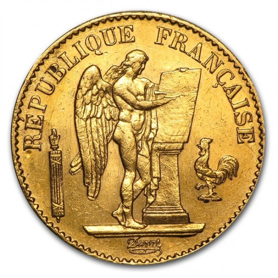 1876 スイス 20 Franc Lucky Angel AGW .1876 クリアケース付き 新品未使用 - 野口コイン株式会社