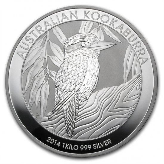 アウトレット福袋 2014 1キロ クッカバラ（カワセミ）30ドル銀貨 オーストラリア 貨幣