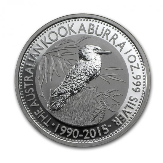 2015 オーストラリア クッカバラ（カワセミ） 銀貨 1オンス クリア