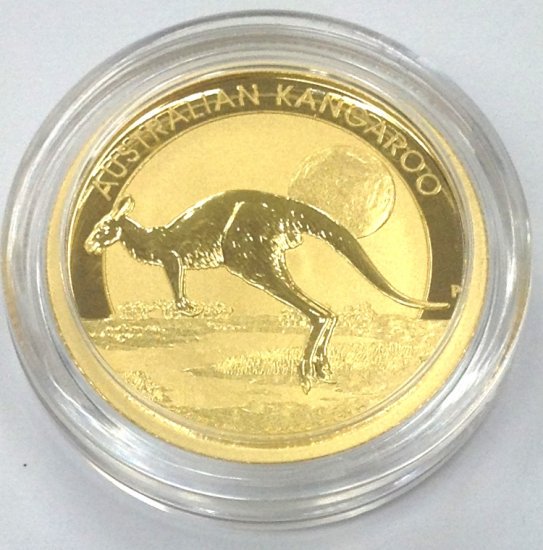 2015 オーストラリア、カンガルー金貨 1/4オンス クリアケース付き 新品未使用 - 野口コイン株式会社