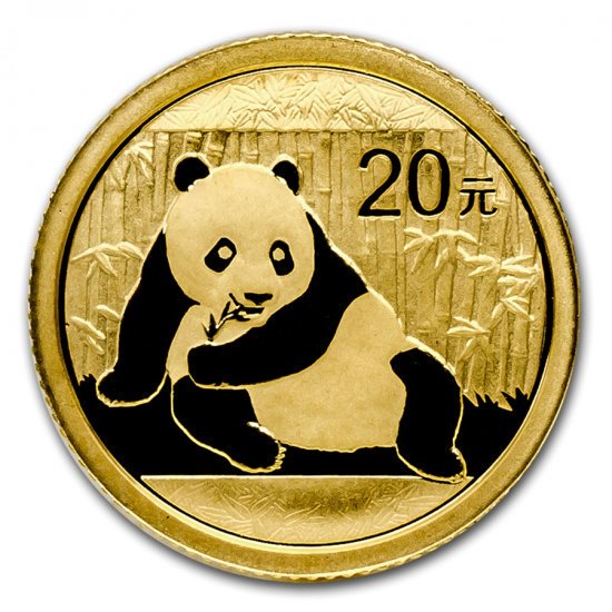 2015 中国 パンダ金貨 1/20オンス 20元新品未使用 - 野口コイン株式会社