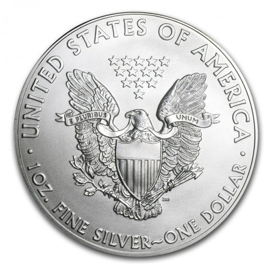 2015 アメリカ イーグル銀貨1オンス(41mmクリアケース付き) 新品未使用 - 野口コイン株式会社