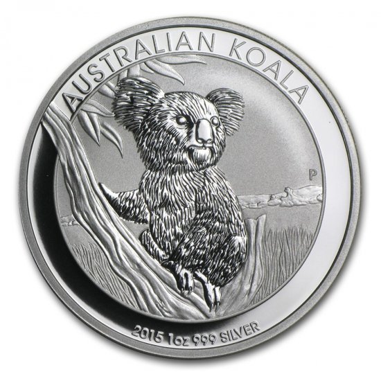 2015 オーストラリア コアラ銀貨 1オンス クリアケース付き 新品未使用 