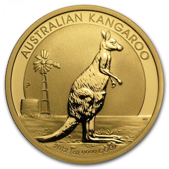 2011 オーストラリア、カンガルー金貨１オンス クリアケース付き 新品 