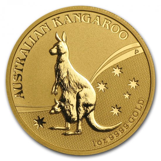 2009 オーストラリア、カンガルー金貨１オンス クリアケース付き 新品 