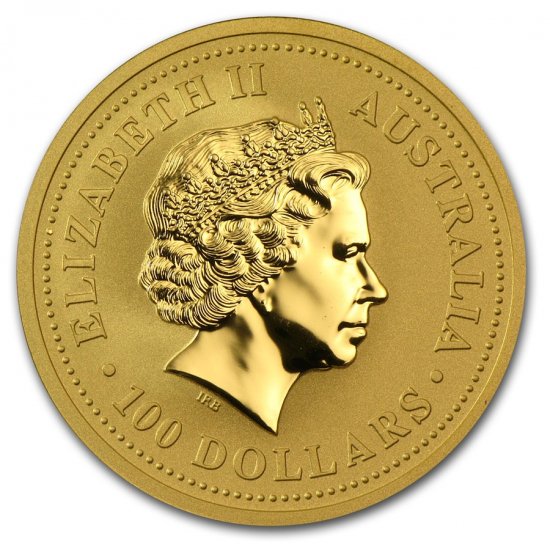2007 オーストラリア、カンガルー金貨１オンス クリアケース付き