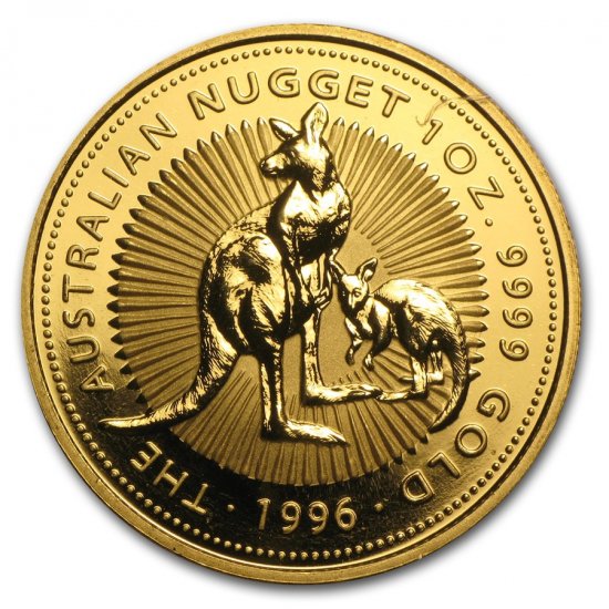 1996 オーストラリア、カンガルー金貨１オンス クリアーケース付き 新品未使用 - 野口コイン株式会社