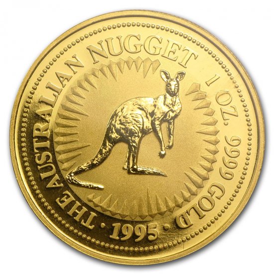 ☆カンガルー金貨 ｵｰｽﾄﾗﾘｱ☆ カンガルー純金貨 １/１０ OZ １９９５年
