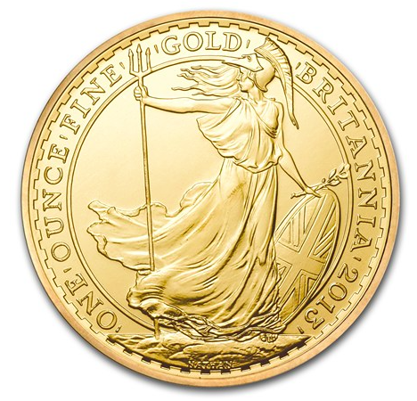 2013 イギリスブリタニア金貨 1オンス 39mmクリアケース付き - 野口コイン株式会社