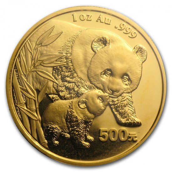 2004 中国 パンダ金貨１オンス 新品未使用 - 野口コイン株式会社