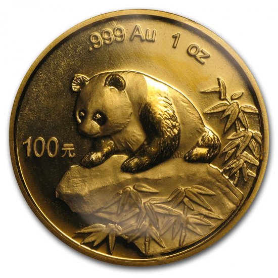 1999 中国 パンダ金貨１オンス 新品未使用 - 野口コイン株式会社