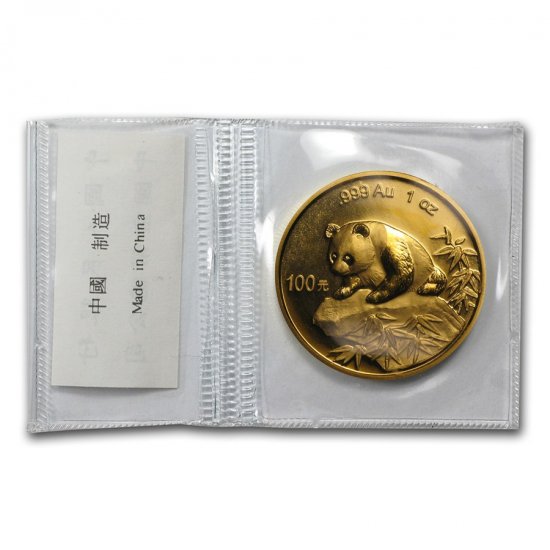 1999 中国 パンダ金貨１オンス 新品未使用 - 野口コイン株式会社