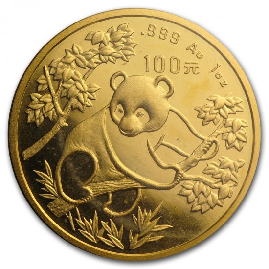1992 中国 パンダ金貨１オンス 新品未使用 - 野口コイン株式会社