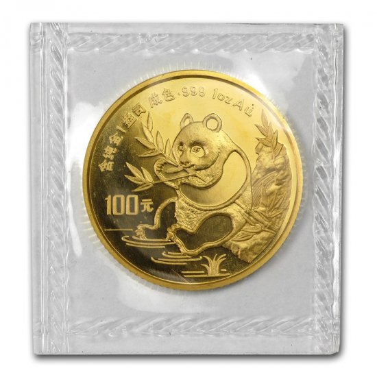 1991 中国 パンダ金貨１オンス 新品未使用 - 野口コイン株式会社