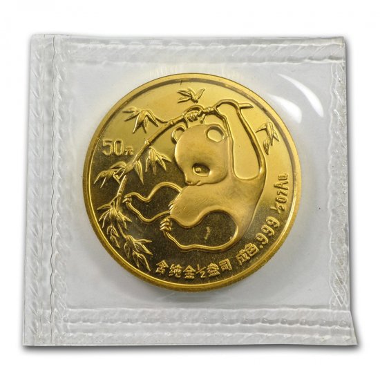 1984 中国 パンダ金貨1/2オンス 新品未使用 - 野口コイン株式会社