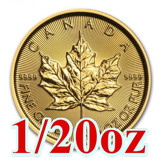 2015 カナダ メイプル金貨1/20オンス 新品未使用 - 野口コイン株式会社