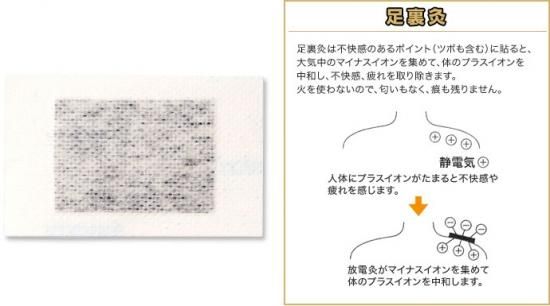 足裏灸 足裏灸12枚入り（貼るお灸・足裏用）