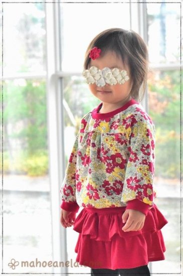 ２way】シンプルラグラン - 子供服型紙販売 MahoeAnela(マホエアネラ)