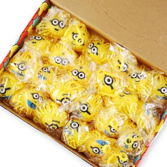 光る ミニオンズ もじゃもじゃヨーヨー（24個入） | 光る