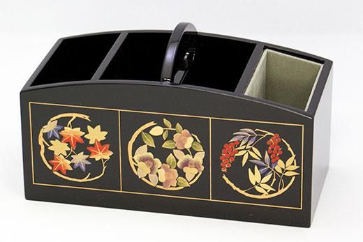 未使用品　リモコンラック　木製漆器　会津塗り 四季彩花 リモコンラック - 会津漆器と会津工芸品専門店 高橋