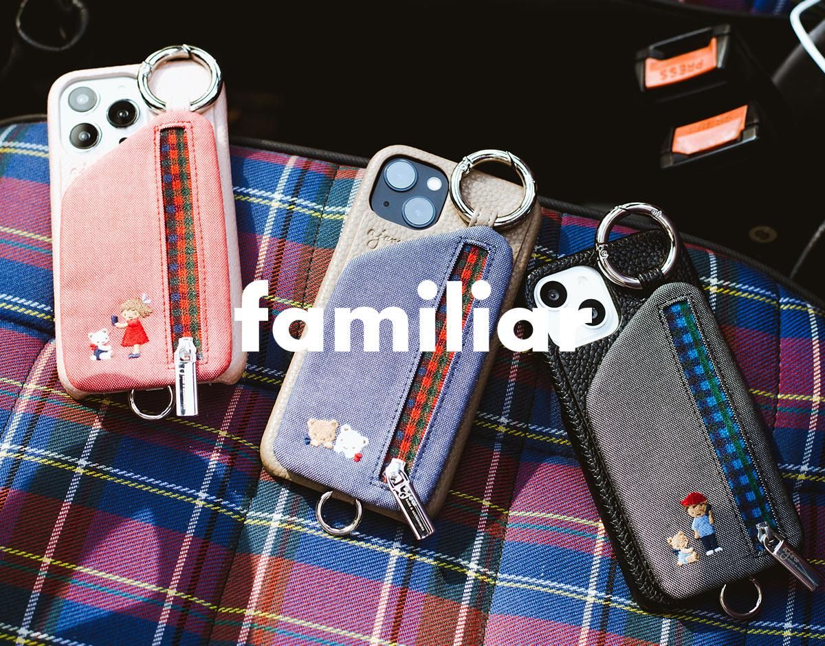 人気満点 【新品】ajew familiar別注スマホケースS iPhone用ケース