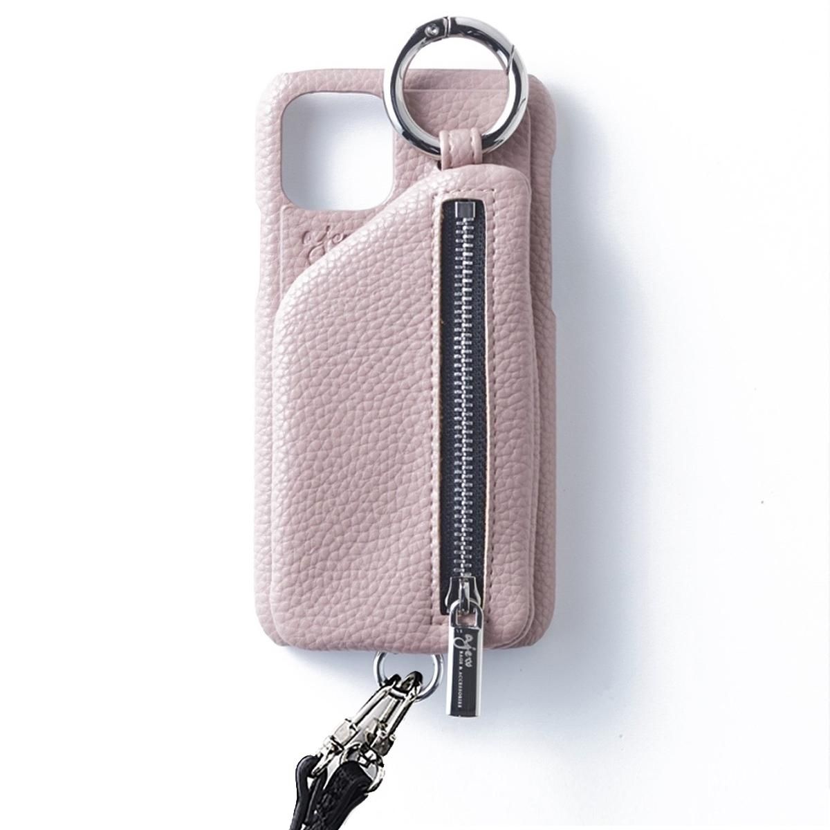 iPhoneXsMax.11ProMax共通対応 / pinkbeige 【ひも付き】 (発送