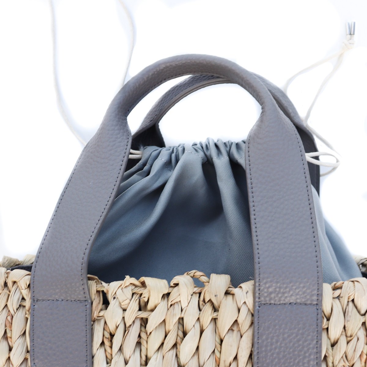 ajew The city basket tote gray カゴバック-