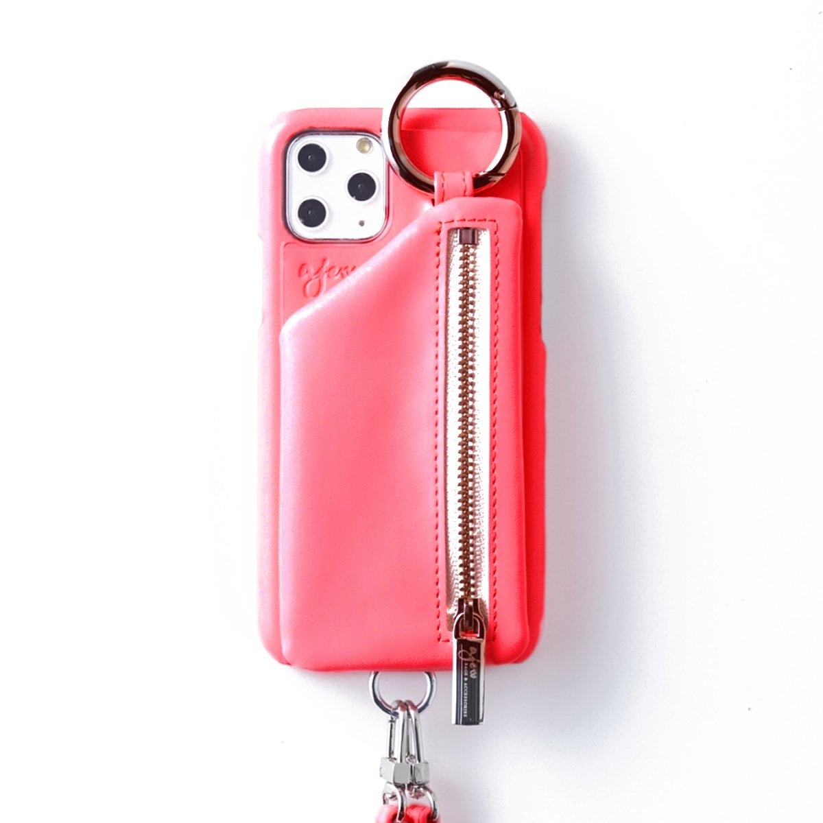 ネオン】 iPhone12ProMax / cherry pink (発送はご注文から3営業日以内