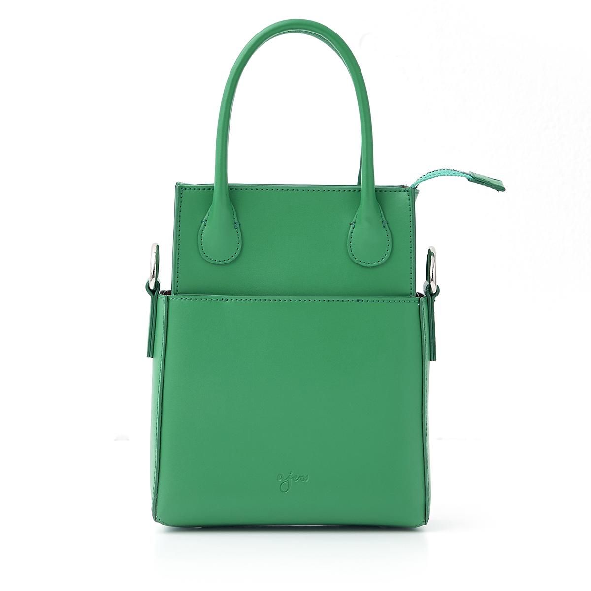 SAC-4 square bag / green - ajew