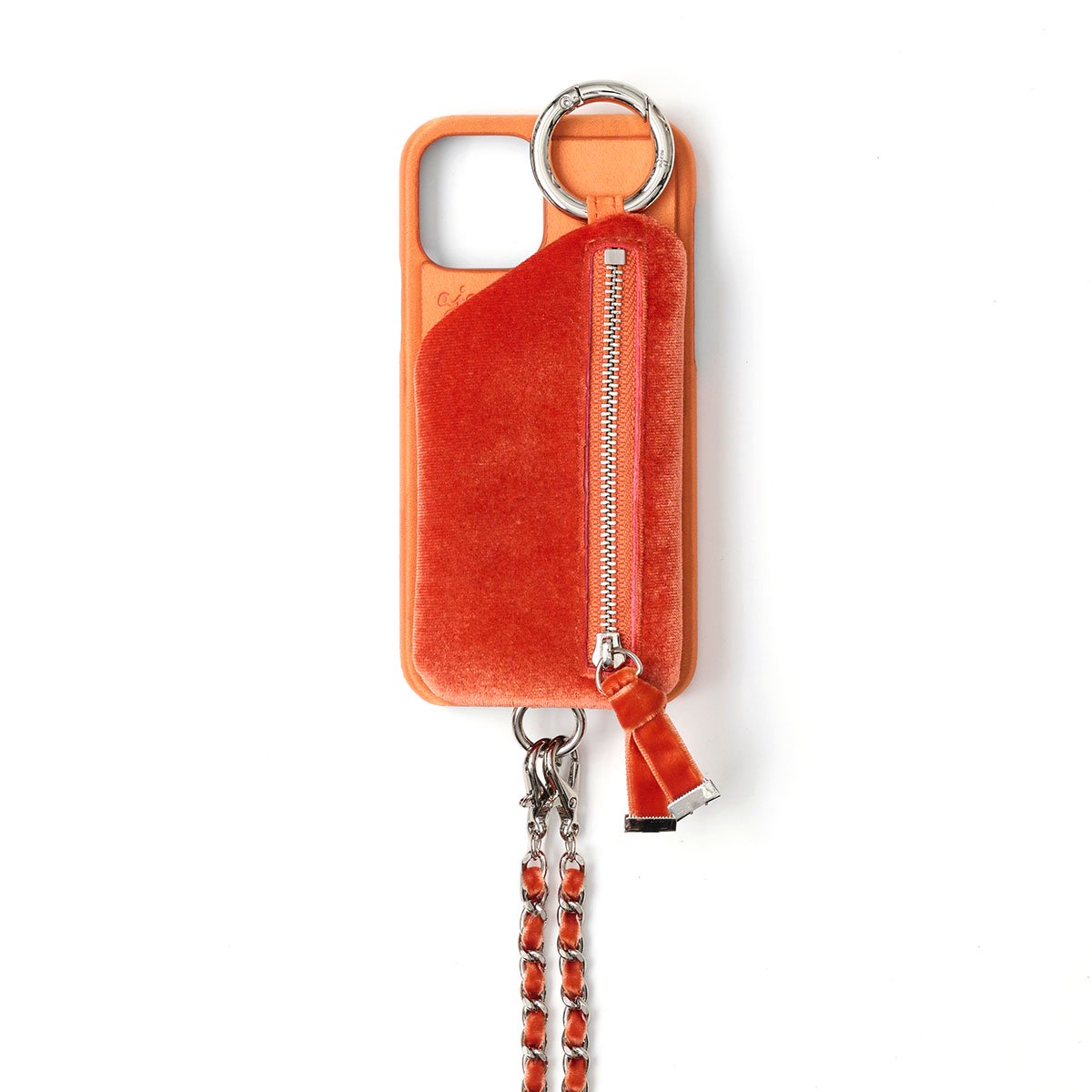 【dress case】 iPhone12ProMax / orange(発送はご注文から3営業日以内です） - ajew