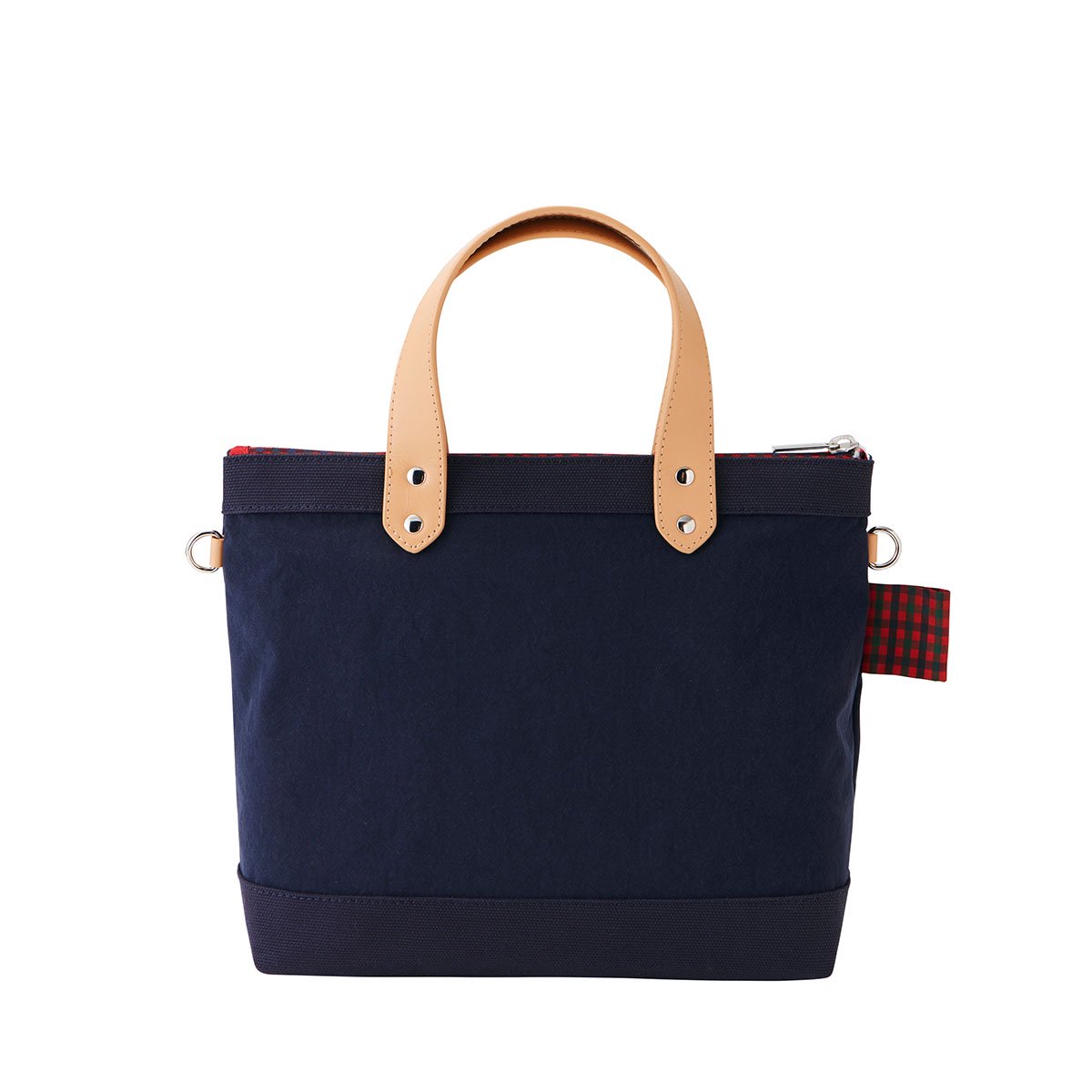 familiar別注】SHIKAKU tote / navy (発送はご注文から3営業日以内です