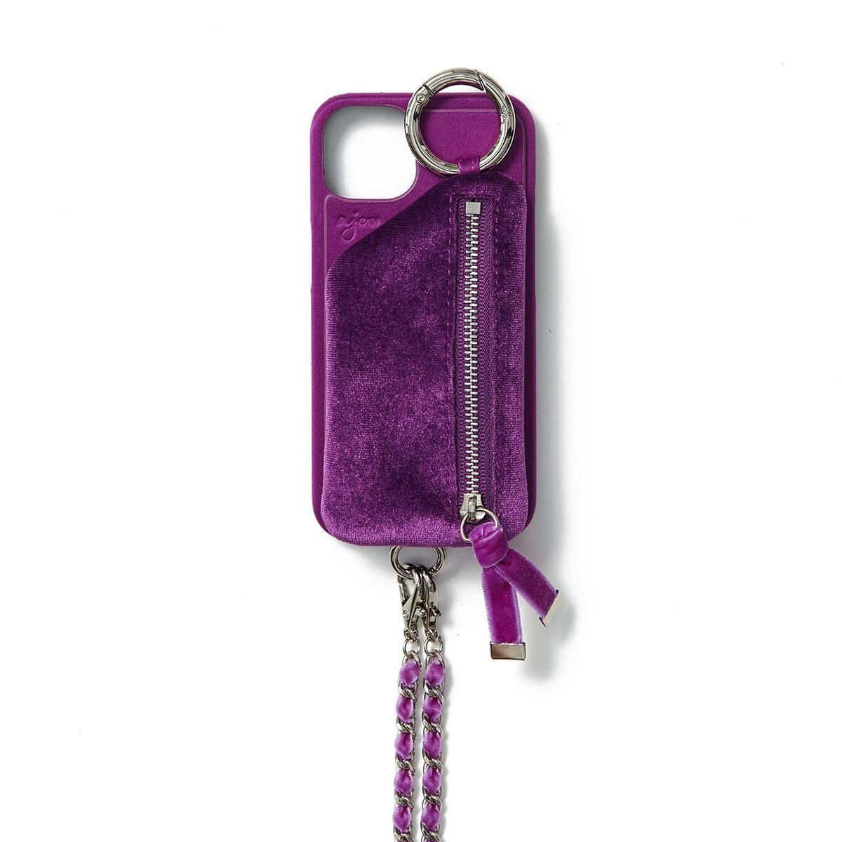 【dress case】 iPhone14 / purple(発送はご注文から3営業日以内です） - ajew