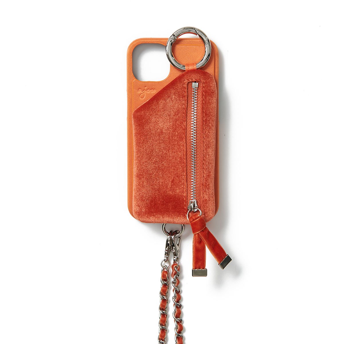 【dress case】 iPhone14 / orange(発送はご注文から3営業日以内です） - ajew