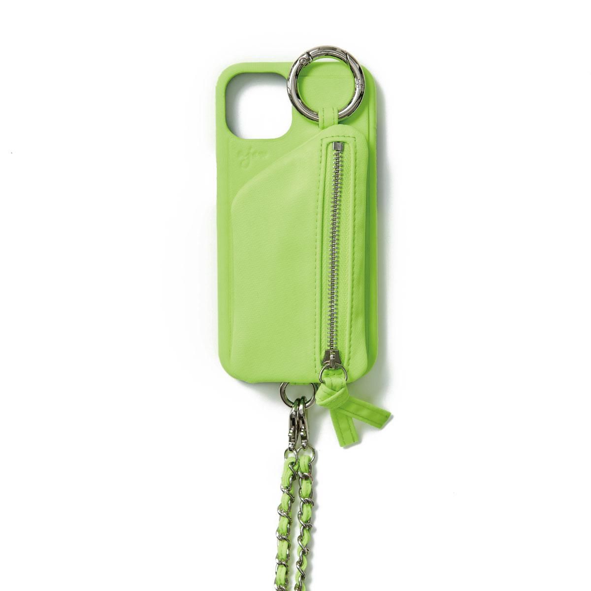 iPhone13Pro / neon yellow 【 dress NYLON 】 (発送はご注文